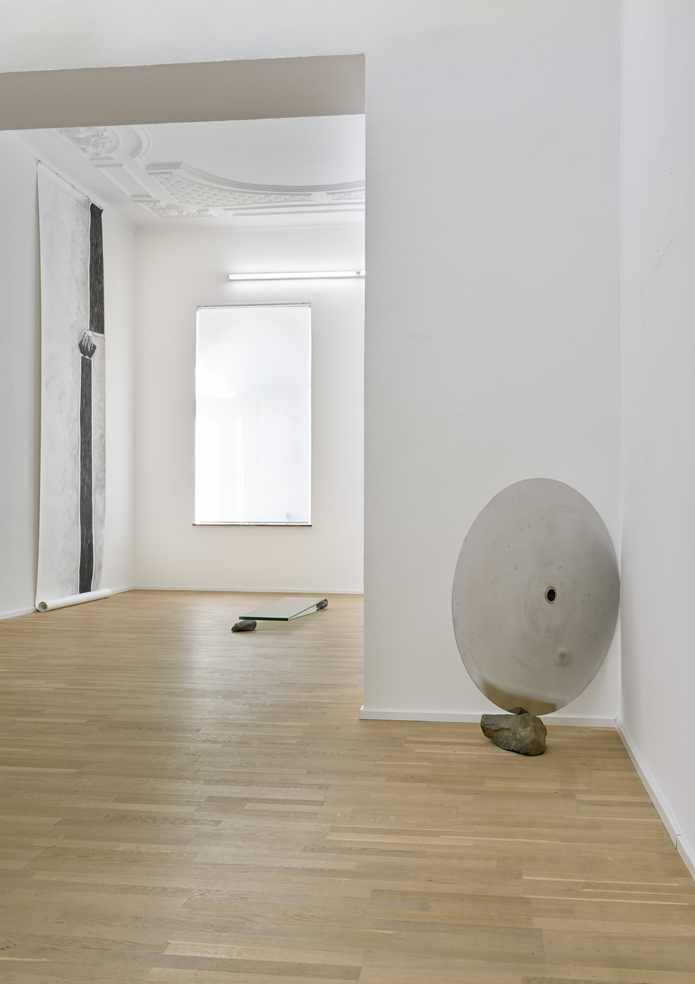 Ausstellungsansicht 2018 - Messing, Kupfer, Eisen - 2014 - 180 x 190 x 35 cm 